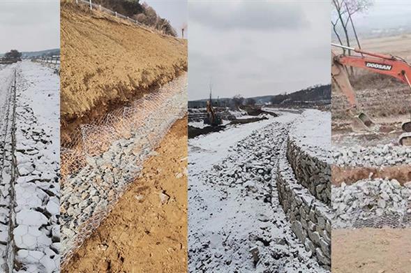 抚顺市顺城区抚西河会元段水污染防治项目施工